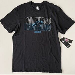 47 Brand Men’s Carolina Panthers Split Squad Tee Size L